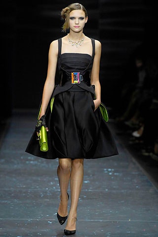 green leather structured bag
