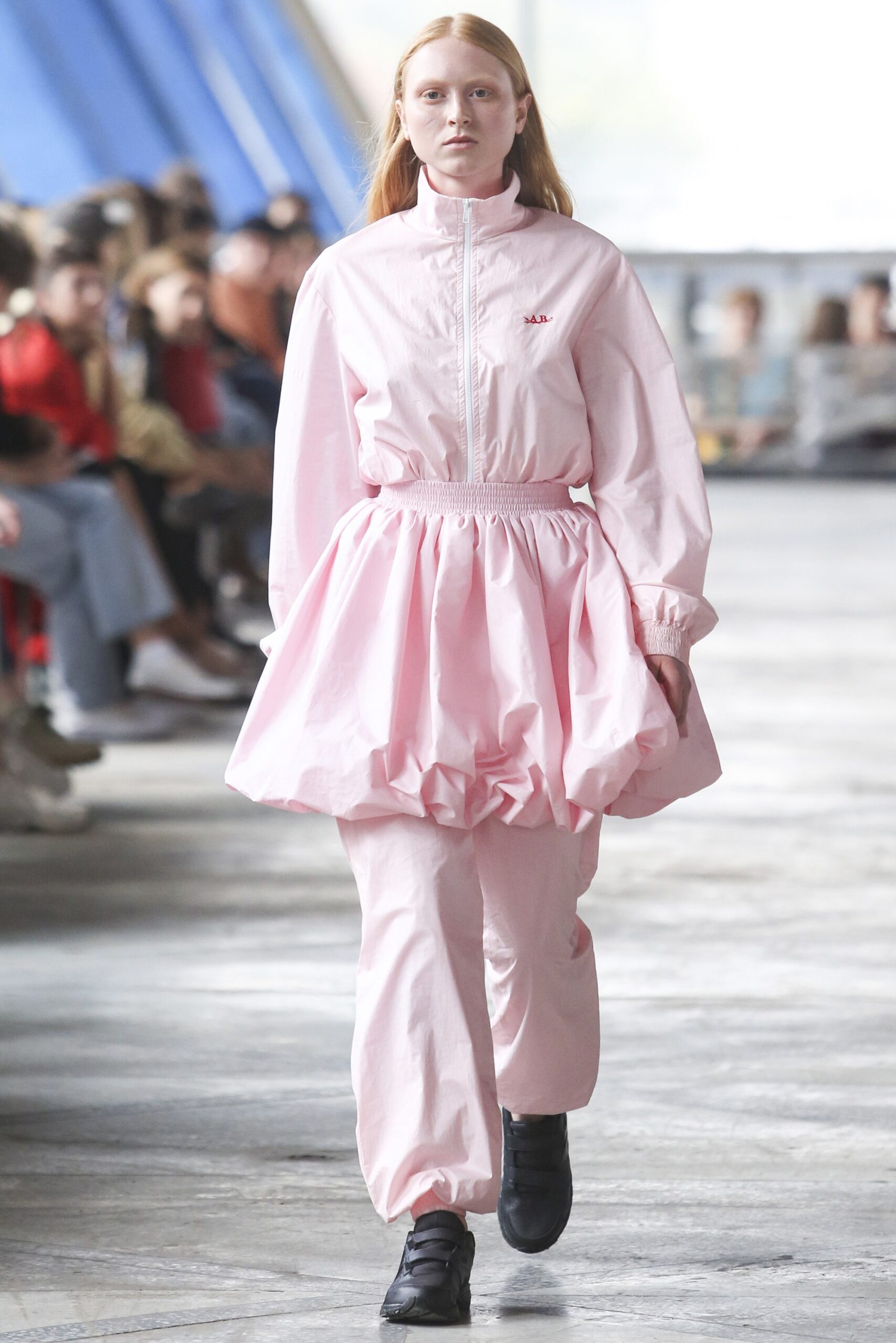 pink relaxed jacket and pants