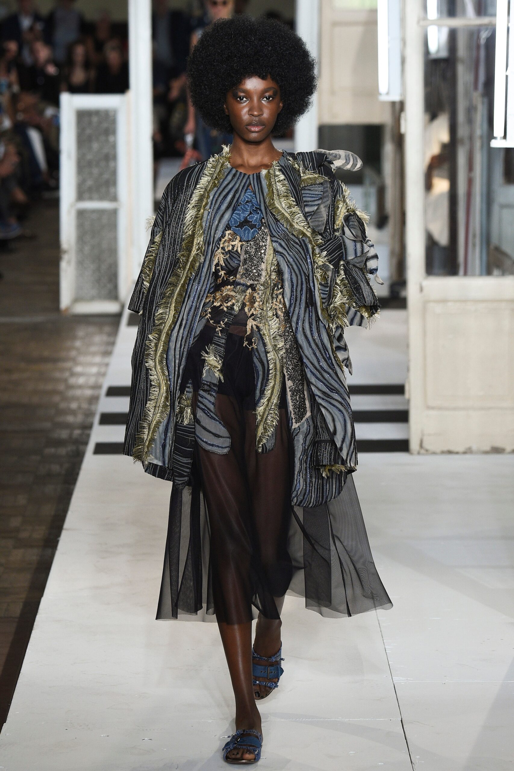 midi dress with layered cape