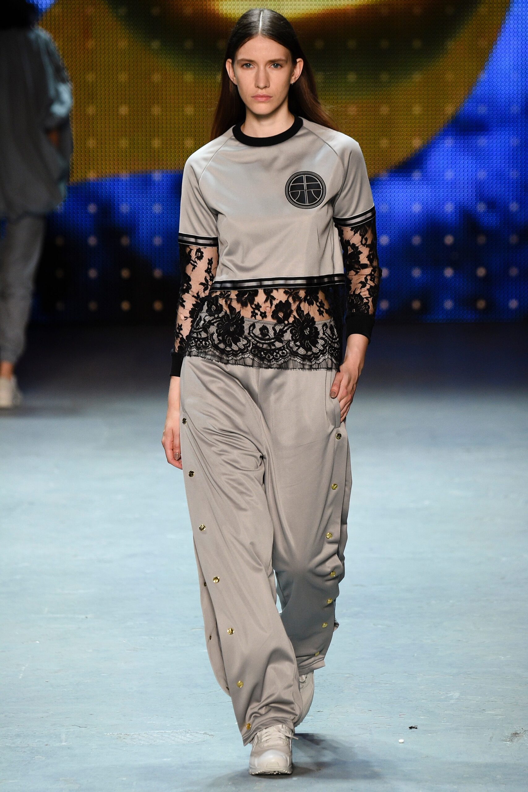 gray relaxed top and pants
