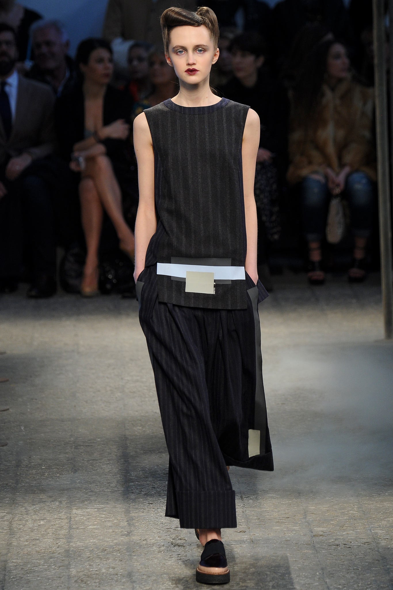 black relaxed top and pants