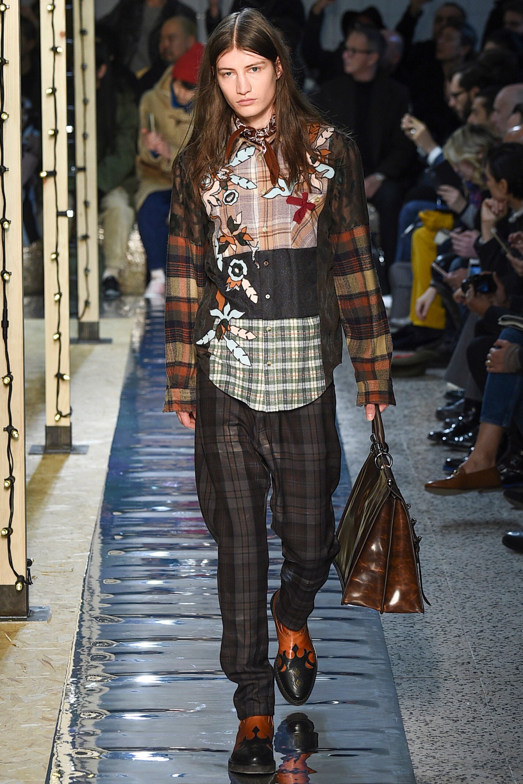 relaxed plaid shirt and pants