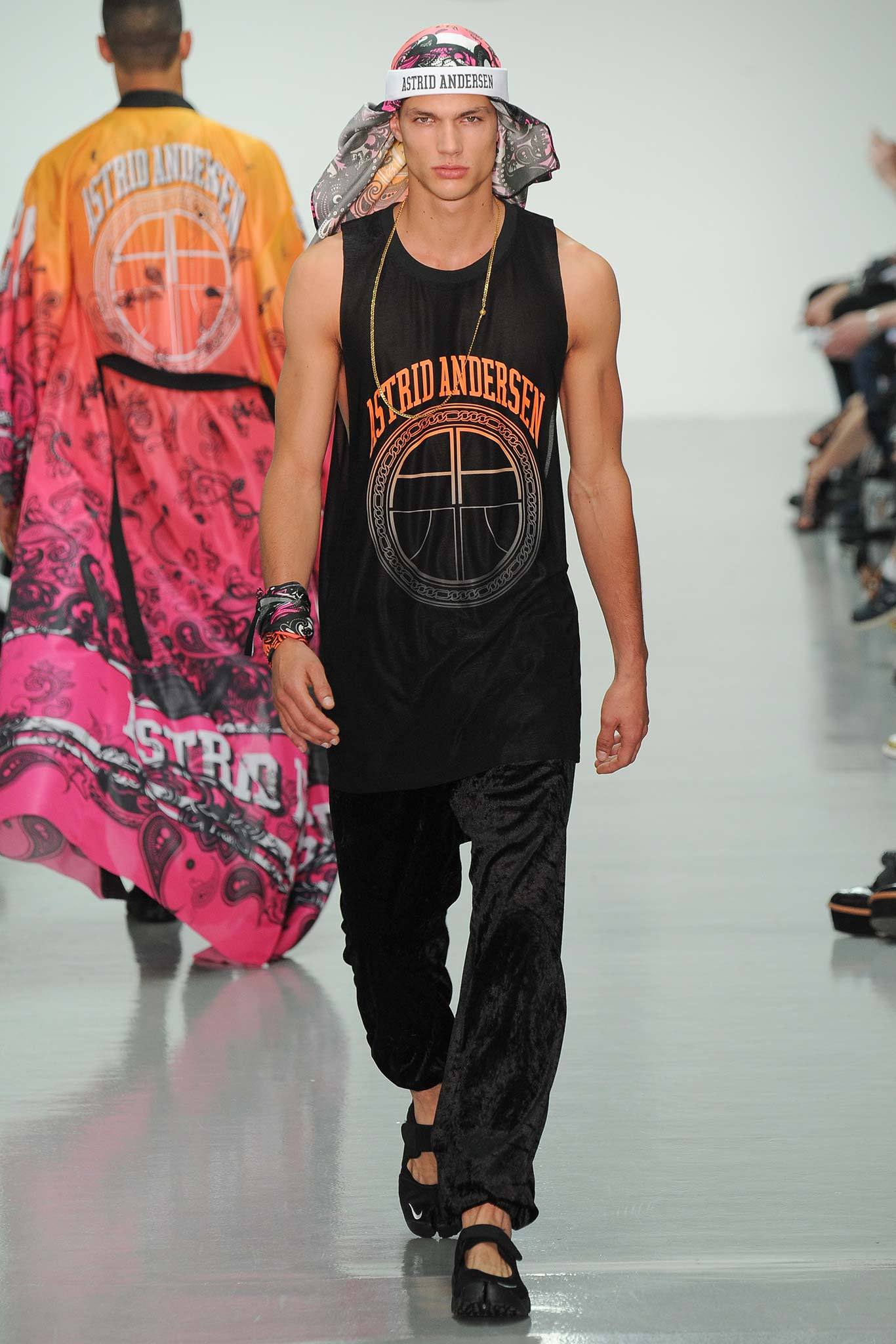 black tank-top with velvet pants