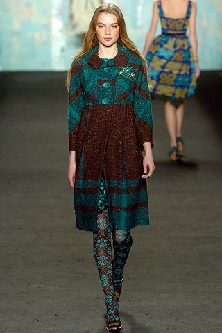 teal wool long-sleeve collared fitted striped buttoned coat