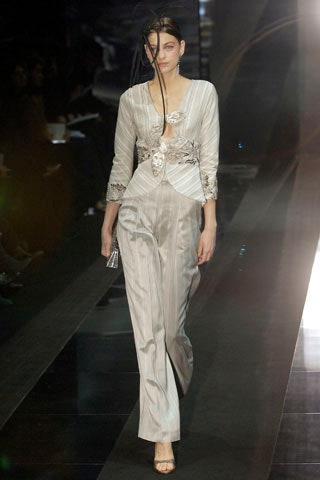 gray silk fitted jumpsuit