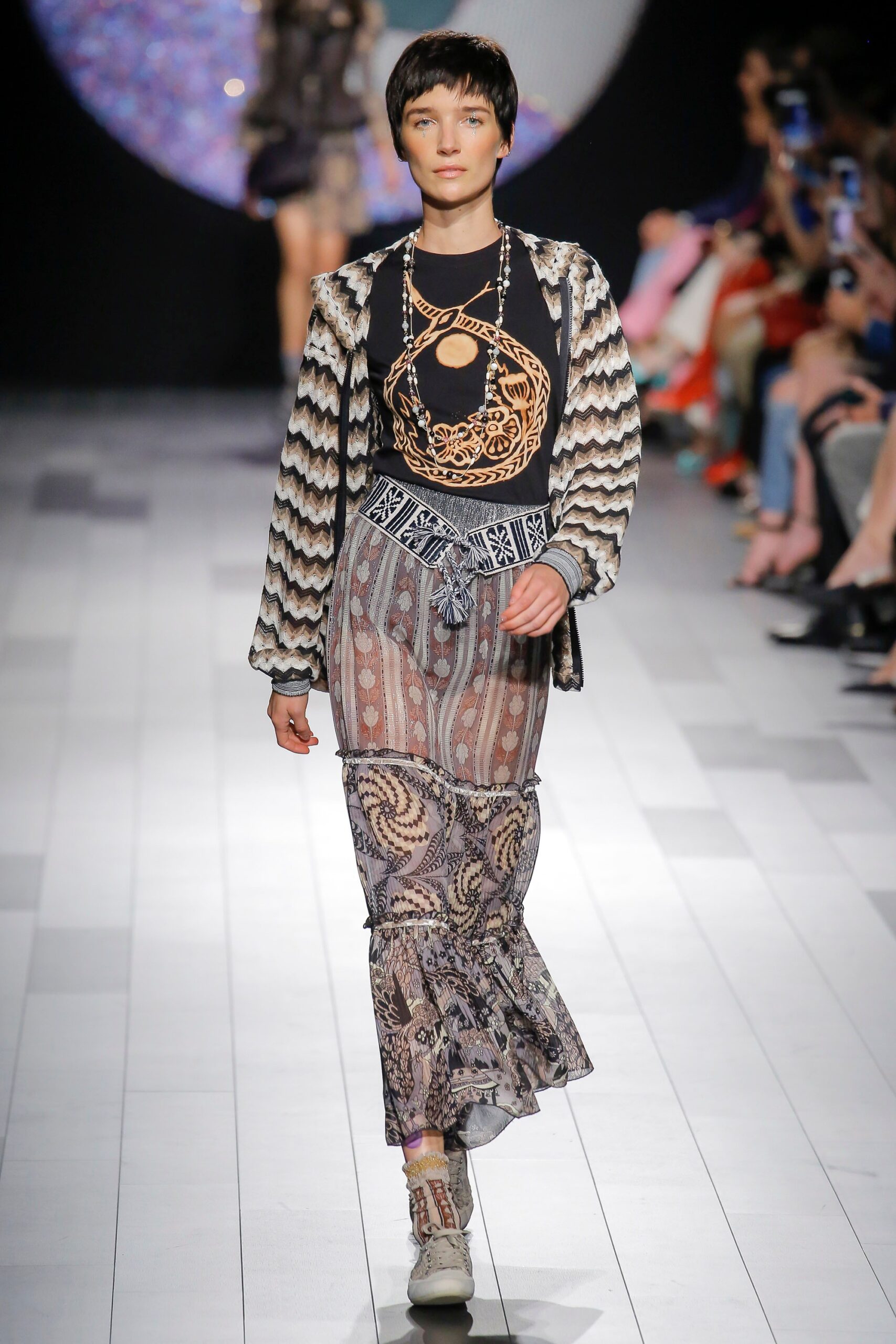 sheer black lace midi dress and jacket