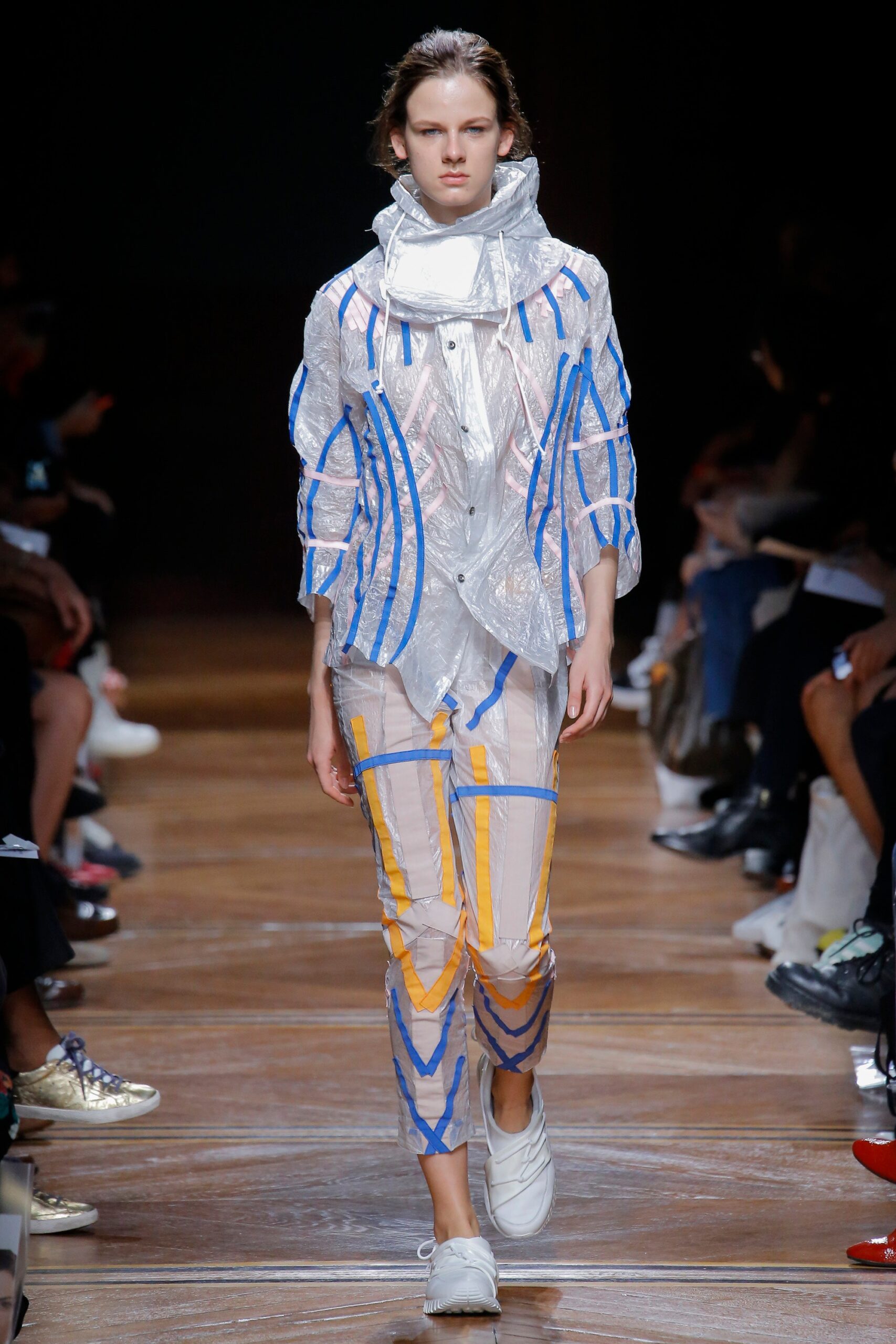 clear vinyl jacket and pants