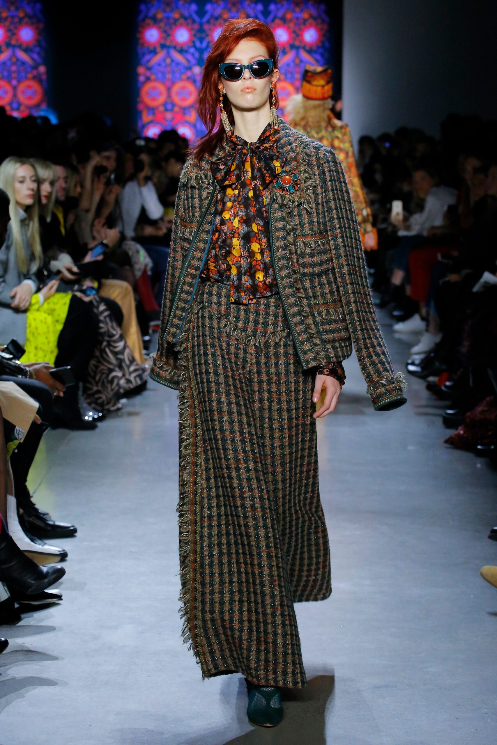 brown tweed jacket and dress