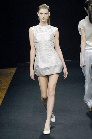 white silk fitted mini dress