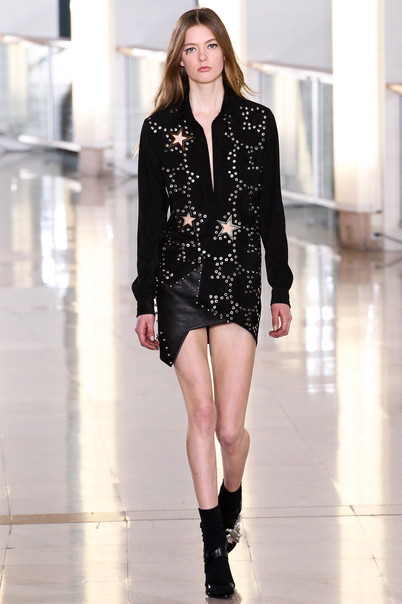 black silk fitted mini dress