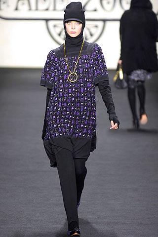 purple printed relaxed dress