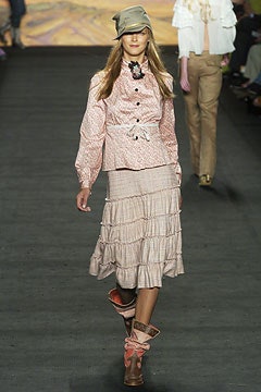 pink cotton long-sleeve collared fitted buttoned ruffled blouse