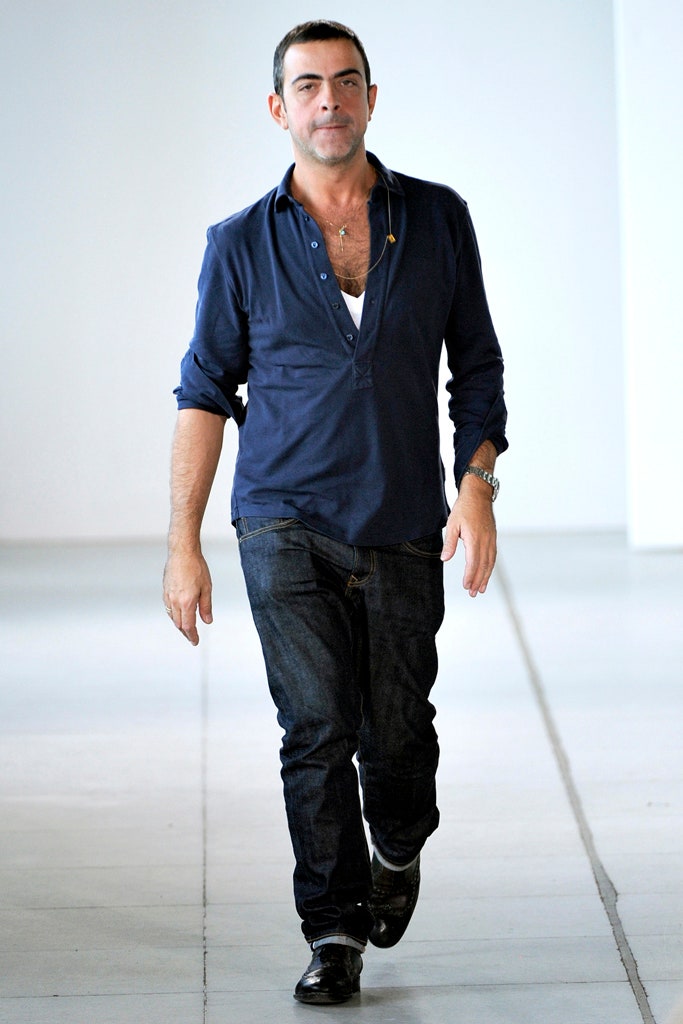 black denim slim straight-leg jeans