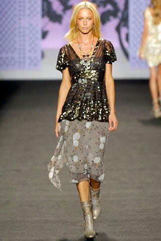 black and gray sequined midi dress