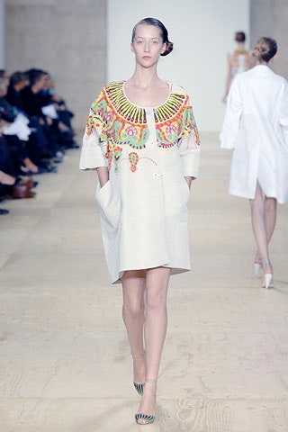 white embroidered sleeveless dress