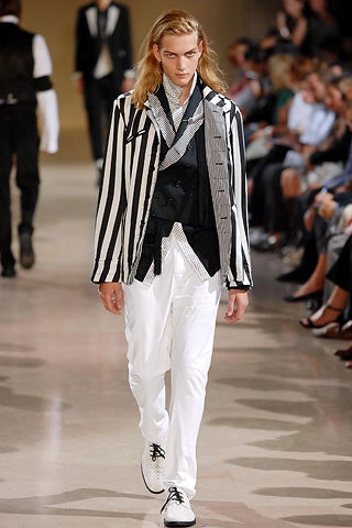 Ann Demeulemeester S/S 08 Menswear Look 11