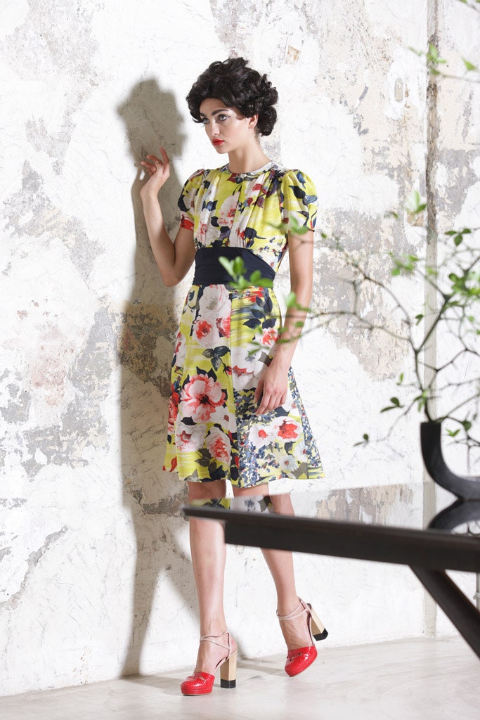 floral midi dress