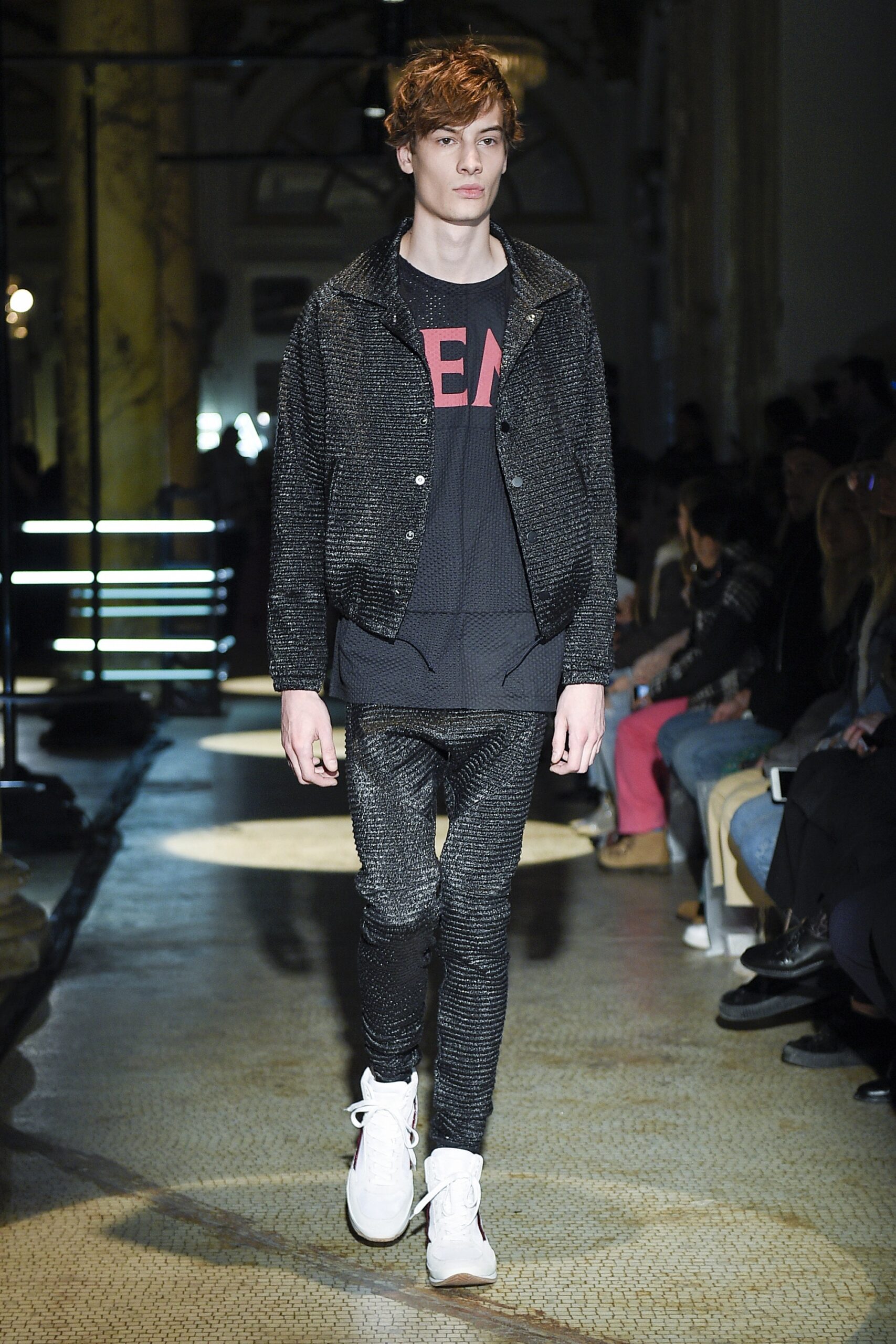 black fitted jacket with relaxed top