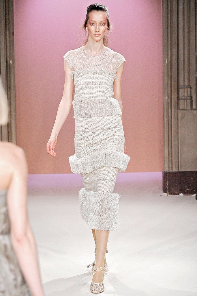 white silk sleeveless dress