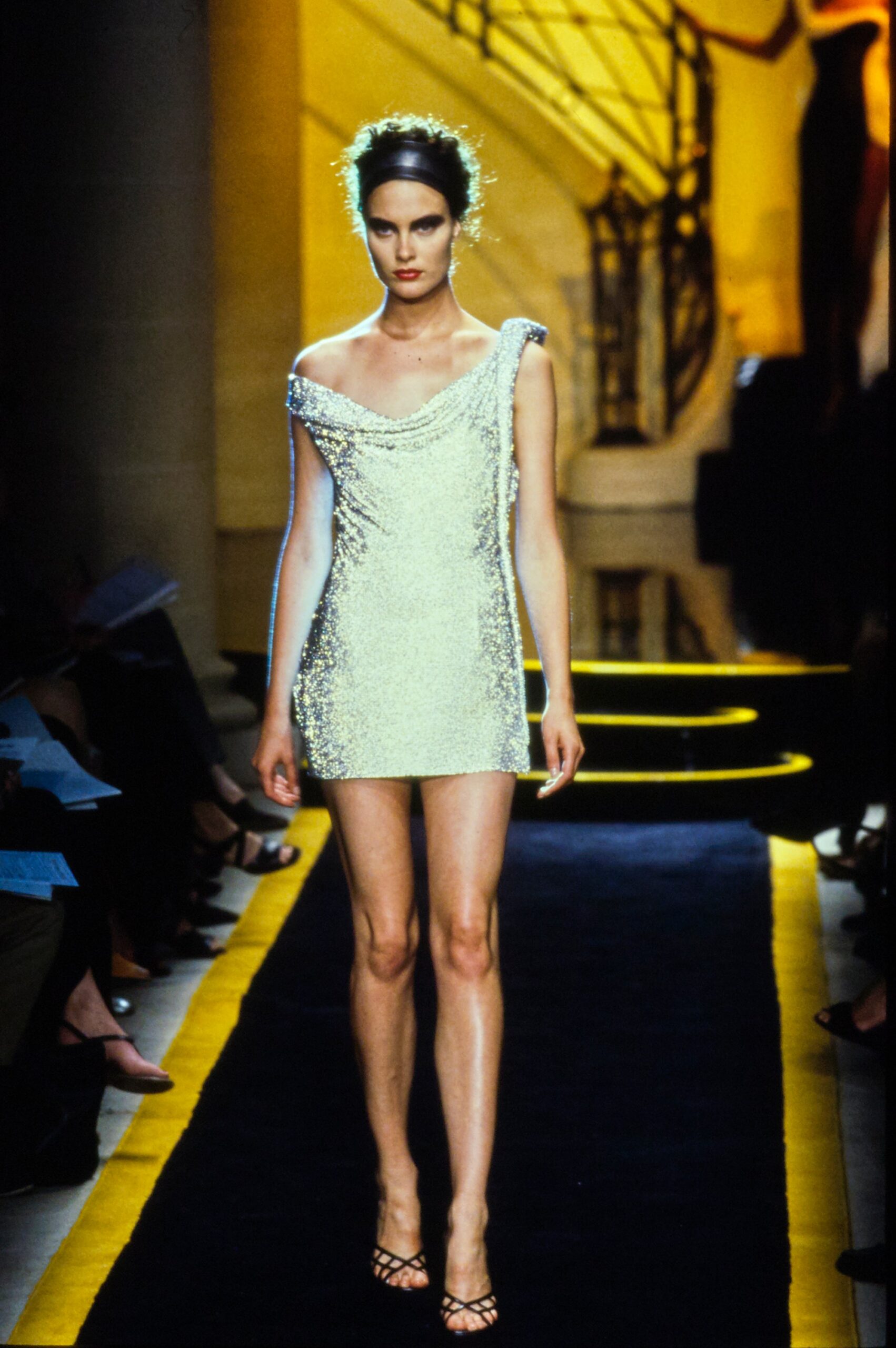 fitted silver sequin mini dress