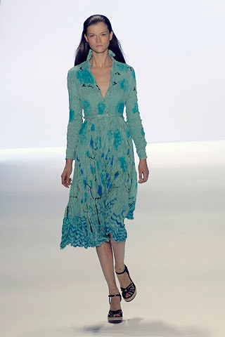 blue green silk midi dress