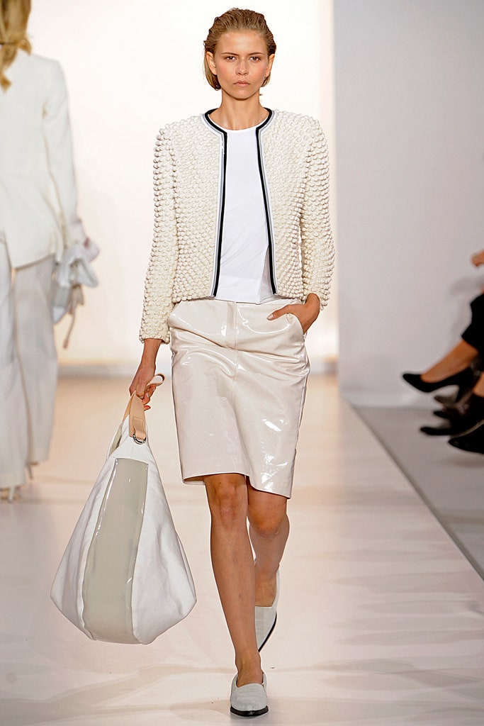white vinyl fitted pencil shiny skirt