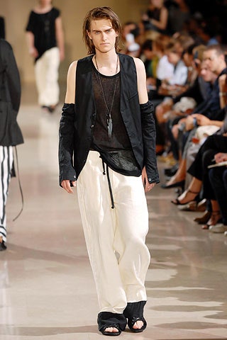 Ann Demeulemeester S/S 08 Menswear Look 88