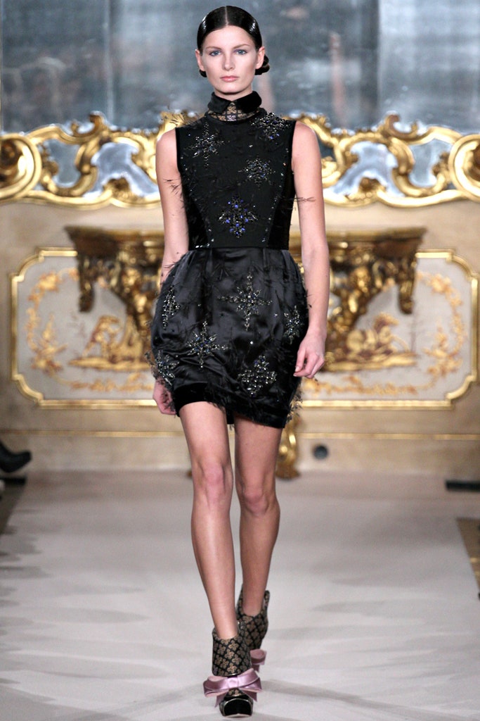 black silk sleeveless dress