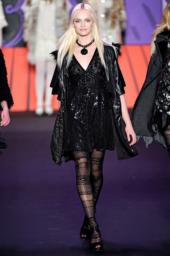 black sequin mini dress with coat