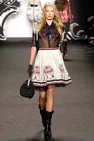 black and white pleated mini dress