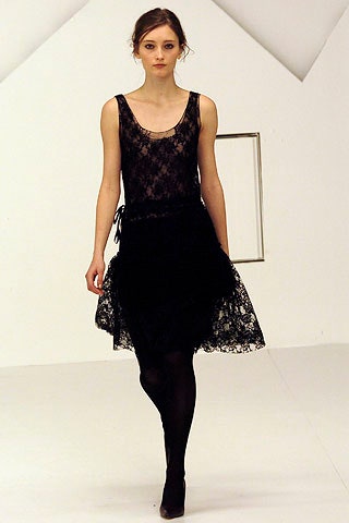 black lace sleeveless mini dress
