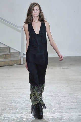 black silk sleeveless dress