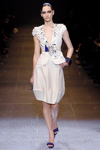 fitted white silk mini dress