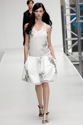 white relaxed sleeveless dress