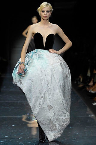 black silk sleeveless v-neck fitted a-line draped gown