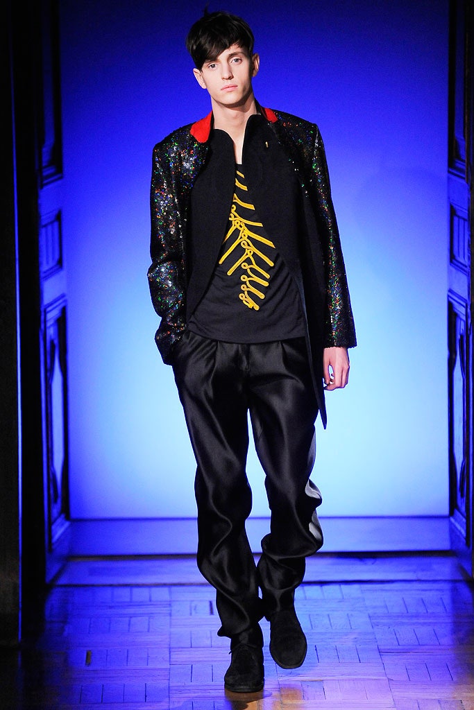 black multi-colored relaxed jacket