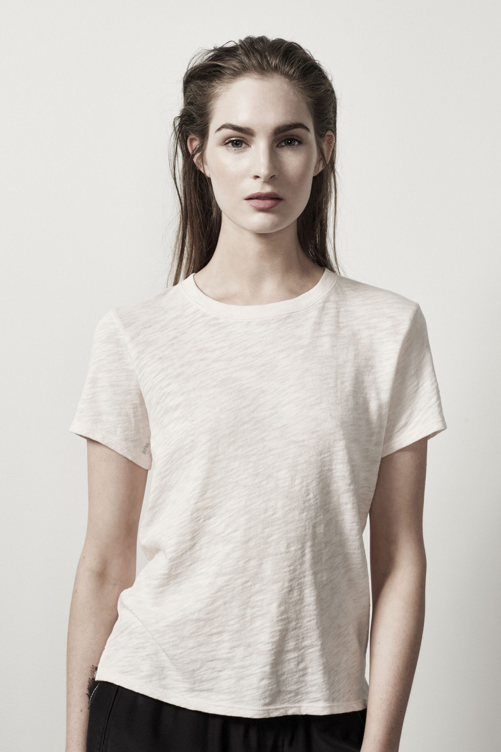relaxed white cotton t-shirt