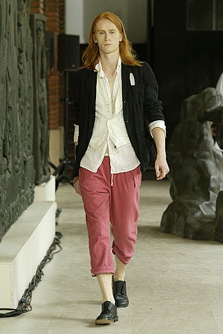 Ann Demeulemeester S/S 06 Menswear Look 217