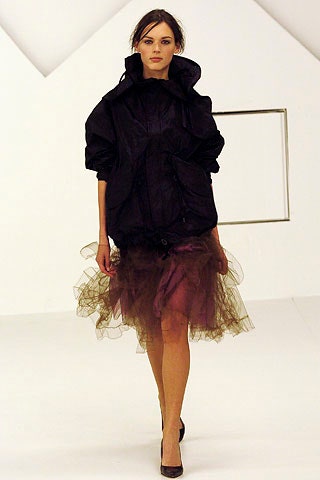 brown tulle fitted tiered flowing short skirt