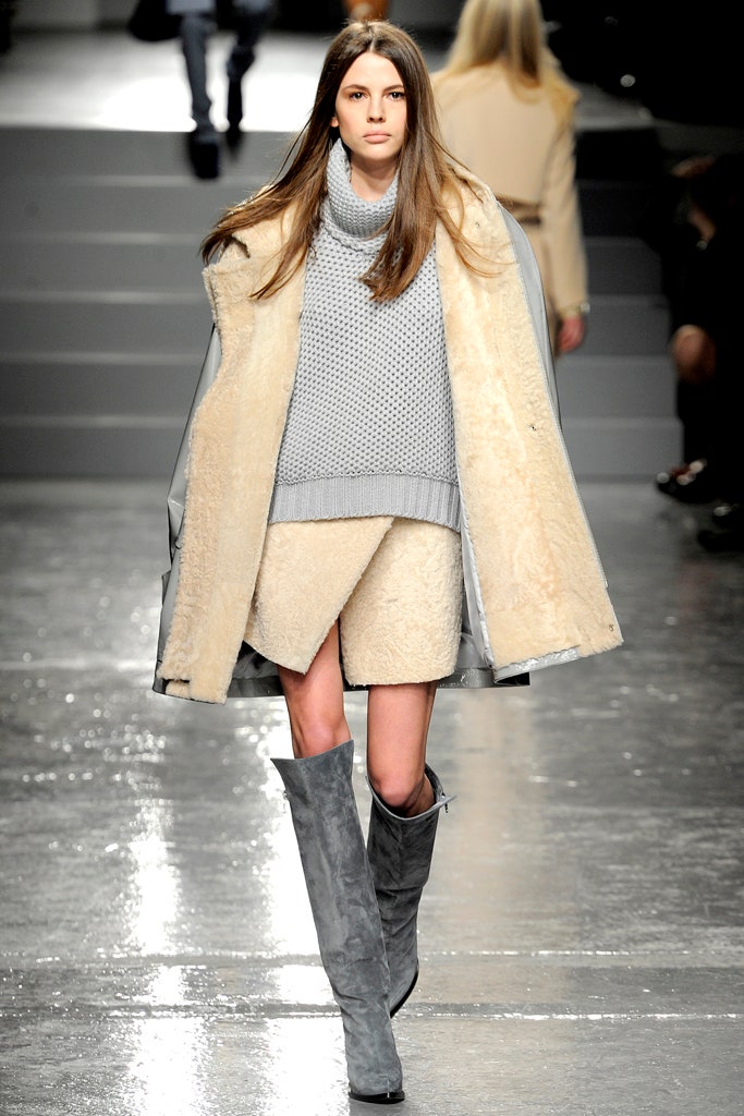 gray suede fitted boots