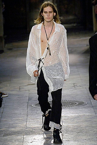 Ann Demeulemeester S/S 07 Menswear Look 112