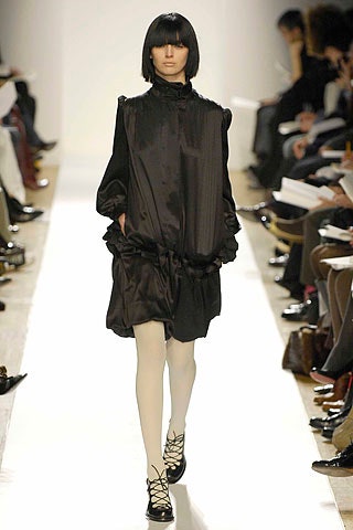 black silk relaxed mini dress