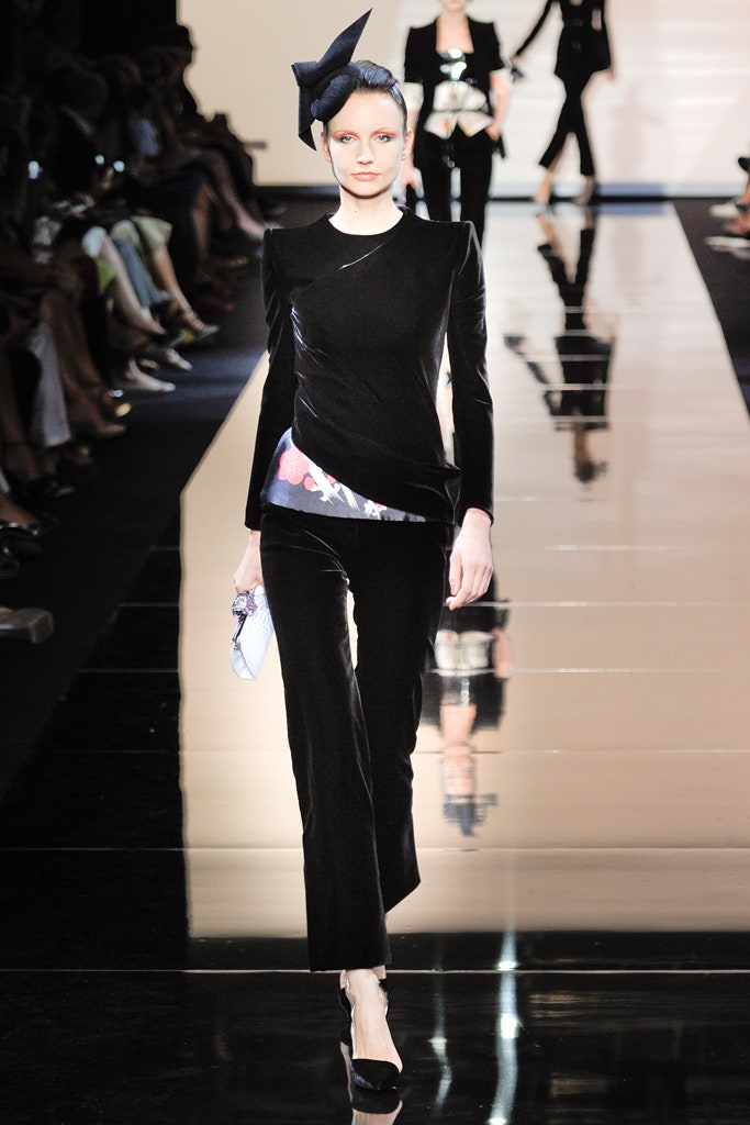 black velvet fitted blazer and pants