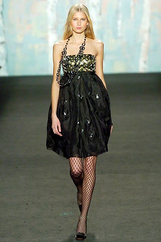 black strapless pleated dress