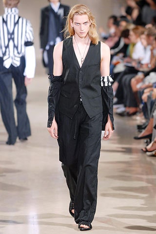 Ann Demeulemeester S/S 08 Menswear Look 108