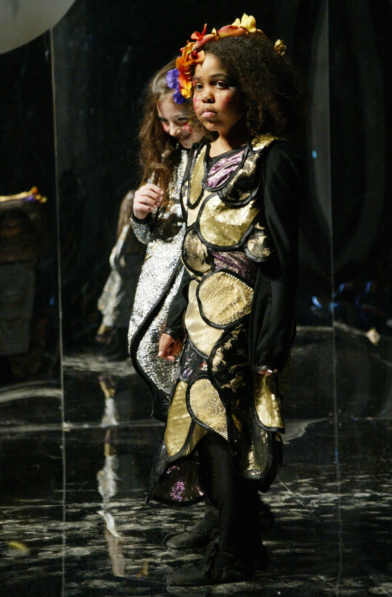 black and gold embellished midi dress