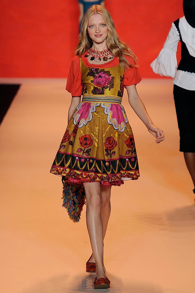 embroidered mini dress