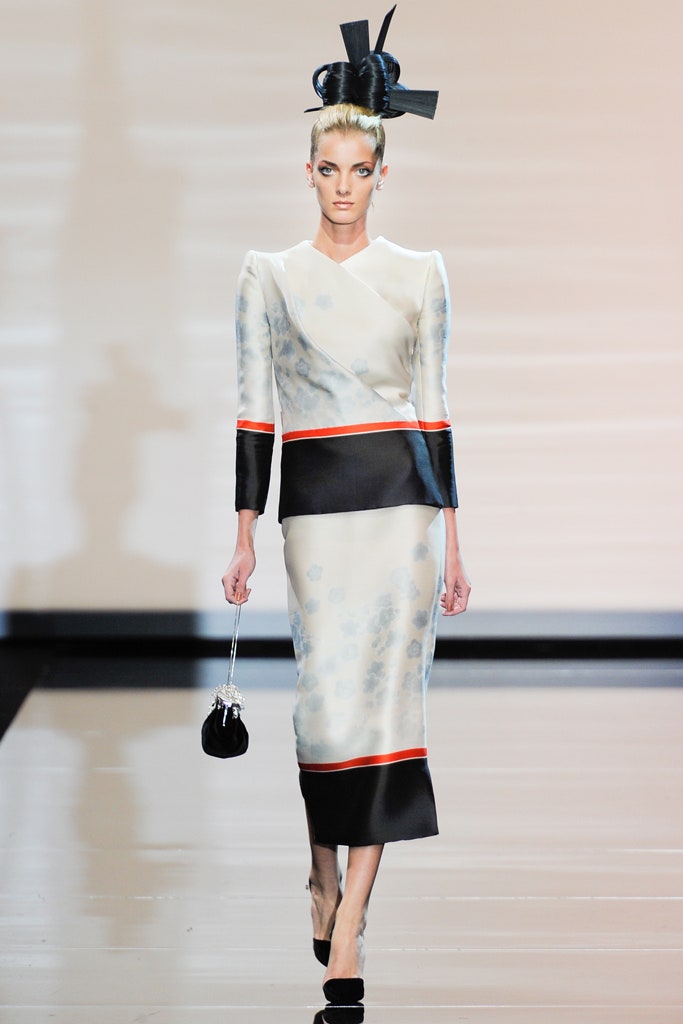 white silk long-sleeve dress