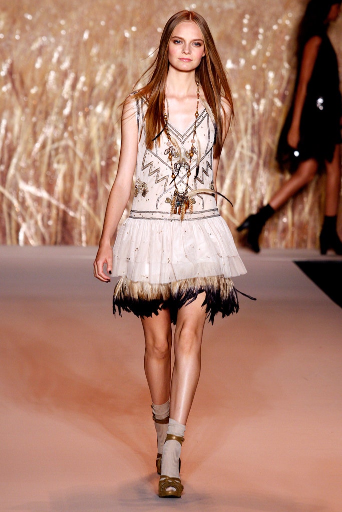 white and black pleated mini dress