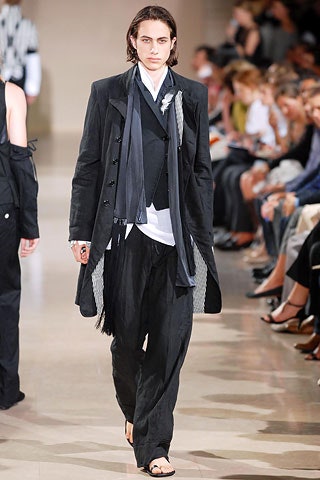 Ann Demeulemeester S/S 08 Menswear Look 112